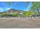 Community basketball court with mountain views, picnic tables, and mature trees at 27173 N 86Th Ave, Peoria, AZ 85383