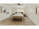 Calm bedroom featuring neutral tones, carpeted flooring, and large windows, creating a relaxing retreat at 3324 S Juniper St, Tempe, AZ 85282