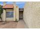 Exterior close up of home's front door and window at 5358 S Farmer Ave, Tempe, AZ 85283