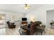 Comfortable living room with tile floors and plantation shutters at 11925 N 67Th Dr, Peoria, AZ 85345