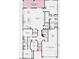 Detailed floor plan showcasing 3 bedrooms, 2.5 bathrooms, a study, and an open-concept kitchen and living area at 17837 W Pasadena Ave, Litchfield Park, AZ 85340