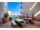 Spacious outdoor patio with comfortable seating, offering a relaxing area for social gatherings at 3131 N Central Ave # 7002, Phoenix, AZ 85012