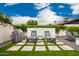 Backyard with lounge chairs and pavers at 3619 N 87Th St, Scottsdale, AZ 85251