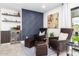 Comfortable living room featuring stylish chairs, elegant decor, and a cozy atmosphere at 3619 N 87Th St, Scottsdale, AZ 85251