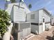 Exterior shot of this property with a side patio and air conditioning unit at 457 S Jaspar Dr, Apache Junction, AZ 85119
