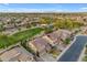 Aerial view of the neighborhood showcasing the community, nearby park, and well-maintained homes at 4630 E Hazeltine Way, Chandler, AZ 85249