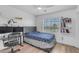 Bedroom featuring hardwood floors and a ceiling fan to keep you comfortable at 4630 E Hazeltine Way, Chandler, AZ 85249