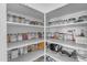 Walk-in pantry with ample storage and shelving at 4630 E Hazeltine Way, Chandler, AZ 85249