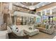 Elegant lobby featuring high ceilings, modern chandeliers, and comfortable seating areas at 5250 E Deer Valley Dr # 206, Phoenix, AZ 85054
