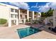 Inviting community hot tub, perfect for relaxation near an apartment building at 5518 E Lindstrom Ln # 3012, Mesa, AZ 85215