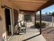 Inviting covered patio, perfect for relaxing and enjoying the outdoors at 637 E Kramer St, Mesa, AZ 85203