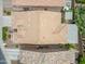An aerial view of the house roof showing well maintained shingles and home design at 77 E Atole Ct, Queen Creek, AZ 85140