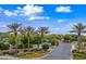 Elegant community entrance showcasing lush landscaping and a welcoming atmosphere at 77 E Atole Ct, Queen Creek, AZ 85140