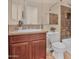 Well-appointed bathroom featuring a vanity, toilet, and shower-tub combination at 1608 W Calle De Pompas --, Phoenix, AZ 85085