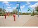 Fun splash pad with colorful water features and play equipment, designed for to enjoy at 1608 W Calle De Pompas --, Phoenix, AZ 85085