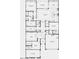 Detailed floor plan showcasing the layout, including bedrooms, bathrooms, kitchen, and living spaces at 20713 W San Miguel Ave, Buckeye, AZ 85396