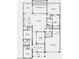Detailed floor plan showcasing the layout of the home, including bedrooms, kitchen, and living spaces at 20723 W San Miguel Ave, Buckeye, AZ 85396