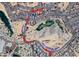 Street map showing route and nearby locations like White Granite Wash and Rattler Road at 20775 W Rattler Rd, Buckeye, AZ 85396
