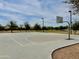 Full-size basketball court with well-maintained surface, providing a great space for sports and recreation at 2270 E Honeysuckle Pl, Chandler, AZ 85249