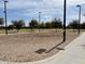 Outdoor sand volleyball court ready for a friendly game, providing recreational opportunities at 2270 E Honeysuckle Pl, Chandler, AZ 85249