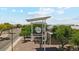 Community entrance sign with lush landscaping and clear street view at 28942 N Lazurite Way, San Tan Valley, AZ 85143