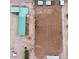 Overhead view of the property including stables, arena, and equestrian facilities at 29756 N Varnum Rd, San Tan Valley, AZ 85143