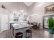 Modern kitchen and eating area with an open layout, perfect for Gathering gatherings and entertaining at 29756 N Varnum Rd, San Tan Valley, AZ 85143