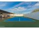 A well-maintained tennis court is the focal point of this expansive backyard at 3209 E Marilyn Rd, Phoenix, AZ 85032