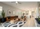 Stylish living room with modern decor, an open layout, and plenty of natural light at 3918 E Arabian Dr, Gilbert, AZ 85296