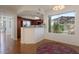 Open kitchen featuring ample cabinetry and views of the adjacent dining area at 4020 E Laurel Ln, Phoenix, AZ 85028