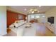 Comfortable living room with hardwood floors, a ceiling fan, and a cozy atmosphere at 4020 E Laurel Ln, Phoenix, AZ 85028