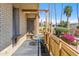 Relaxing balcony with small table offering a cozy outdoor space with exterior views at 6928 E 3Rd St, Scottsdale, AZ 85251