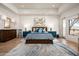 Tranquil main bedroom featuring a king-size bed, stylish decor, and plenty of natural light at 8400 E Dixileta Dr # 153, Scottsdale, AZ 85266