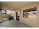 Covered patio featuring a ceiling fan and views of the surrounding landscape at 8708 S 50Th Ln, Laveen, AZ 85339