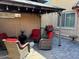 The gazebo features plenty of room and shade to enjoy the outdoors at 948 S Alma School Rd # 115, Mesa, AZ 85210