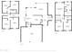 Detailed floor plan showcasing the layout of the home, including the dimensions of each room and the overall structure at 1150 E Tyson St, Chandler, AZ 85225