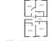Upstairs floor plan showing bedroom and bathroom layouts with measurements at 1150 E Tyson St, Chandler, AZ 85225