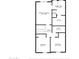 Upstairs floor plan showing main bedroom with walk-in closet and bedrooms with measurements at 1150 E Tyson St, Chandler, AZ 85225