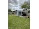 Large backyard with a shed and patio area, ideal for relaxing outdoors at 1740 W Crescent Ave, Mesa, AZ 85202