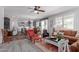 Open-concept living area that connects to the kitchen; perfect for entertaining or everyday living at 17538 W Marshall Ln, Surprise, AZ 85388