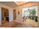 Welcoming foyer with decorative tile flooring and views into other rooms at 19700 N 76Th St # 2001, Scottsdale, AZ 85255