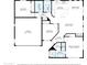 Detailed floor plan showcasing room dimensions and layout of the home, including bedrooms, bathrooms, and living spaces at 4031 E Barwick Dr, Cave Creek, AZ 85331