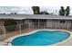Sparkling private pool with ample patio space, surrounded by a secure fence at 6207 W Orange Dr, Glendale, AZ 85301