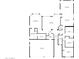 Detailed floor plan showing layout of home with a spacious living room, bedrooms, kitchen, and bathrooms at 9954 W Mohawk Ln, Peoria, AZ 85382