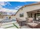 A private outdoor living space with pool, spa, patio, and fire pit at 1078 W Redwood Ave, Queen Creek, AZ 85140