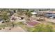 Community park area includes covered picnic areas, basketball court, and common grassy space at 14390 W Desert Flower Dr, Goodyear, AZ 85395