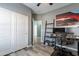 Office space with desk, shelving and closet at 17216 E Salida Dr # B, Fountain Hills, AZ 85268