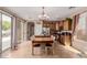 Eat-in kitchen has stainless appliances, tile floors, and granite countertops at 19043 E Seagull Dr, Queen Creek, AZ 85142