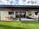 Outdoor patio with stylish seating and dining areas, ideal for outdoor relaxation and entertainment at 2517 E Sahuaro Dr, Phoenix, AZ 85028