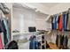Spacious walk-in closet with custom shelving and ample storage at 2722 N 155Th Dr, Goodyear, AZ 85395